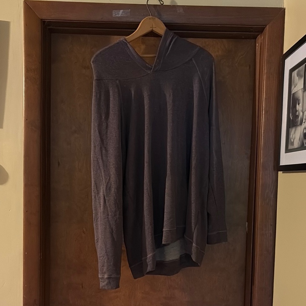 Women’s Plum colored very soft light weighted  Hooded Sweater